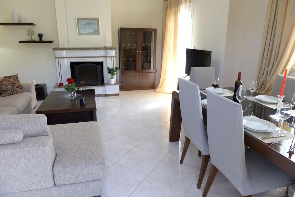 Simos' Sea View House Villa Nikopolis Ngoại thất bức ảnh