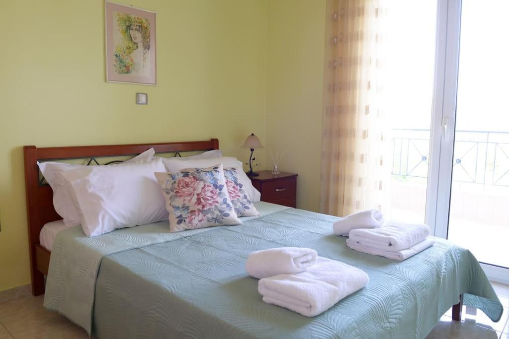 Simos' Sea View House Villa Nikopolis Ngoại thất bức ảnh